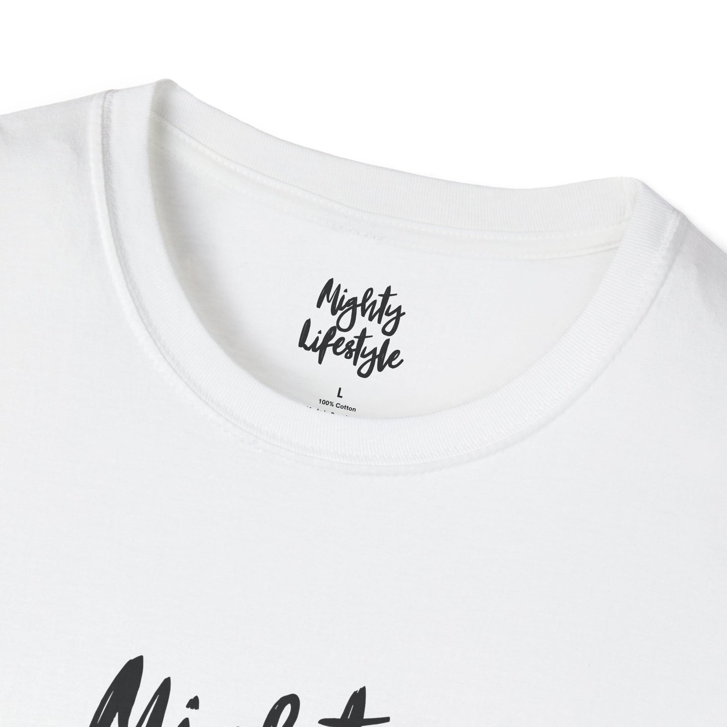 Mighty Lifestyle - Faith Based - Softstyle Unisex T-Shirt, Inspirational Tee, Casual Wear, Gift for Friends, Everyday Comfort, Motivational Apparel