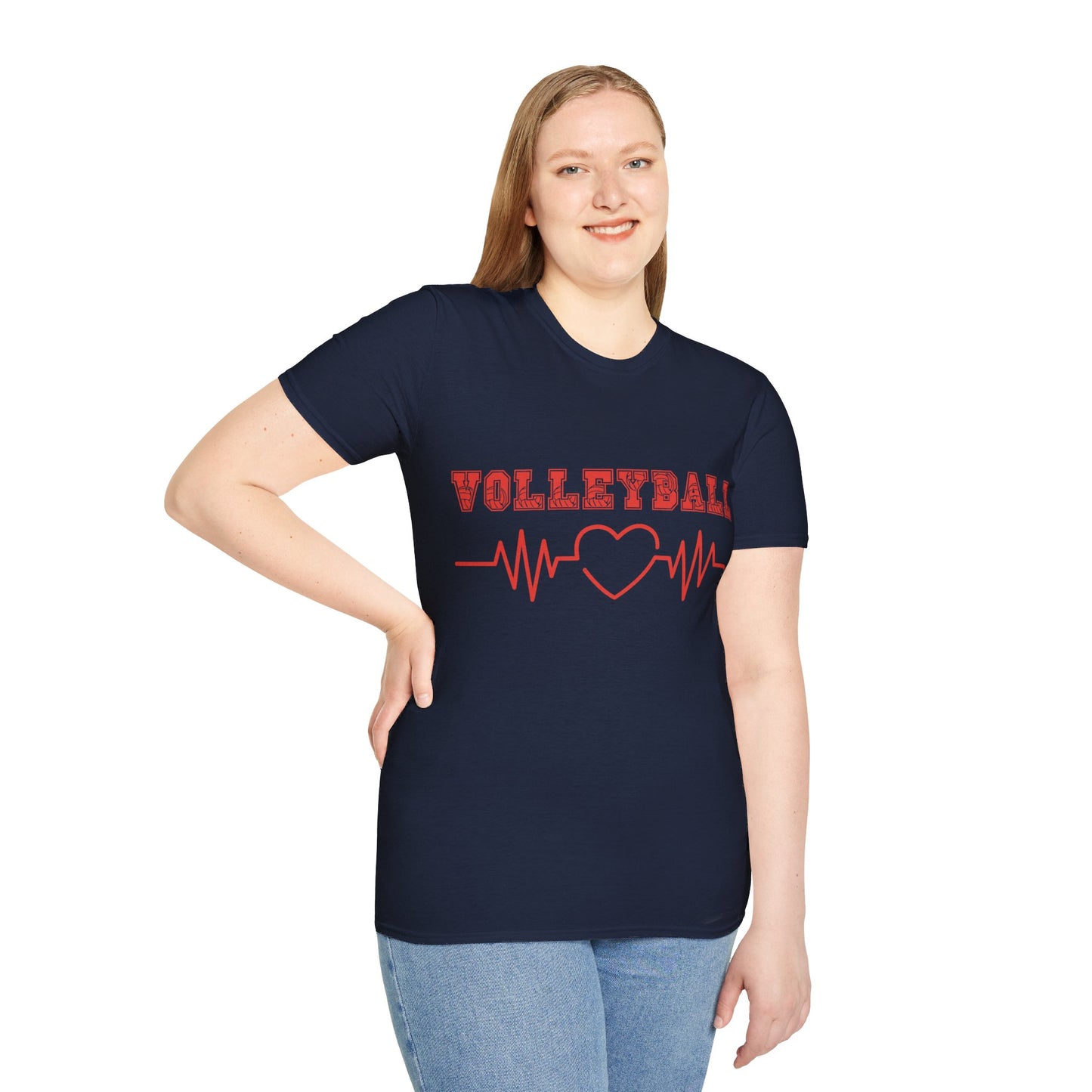 Volleyball Mom | Volleyball Shirt | Sports Shirt | Baller Shirt | Mighty Lifestyle | Softstyle T-Shirt
