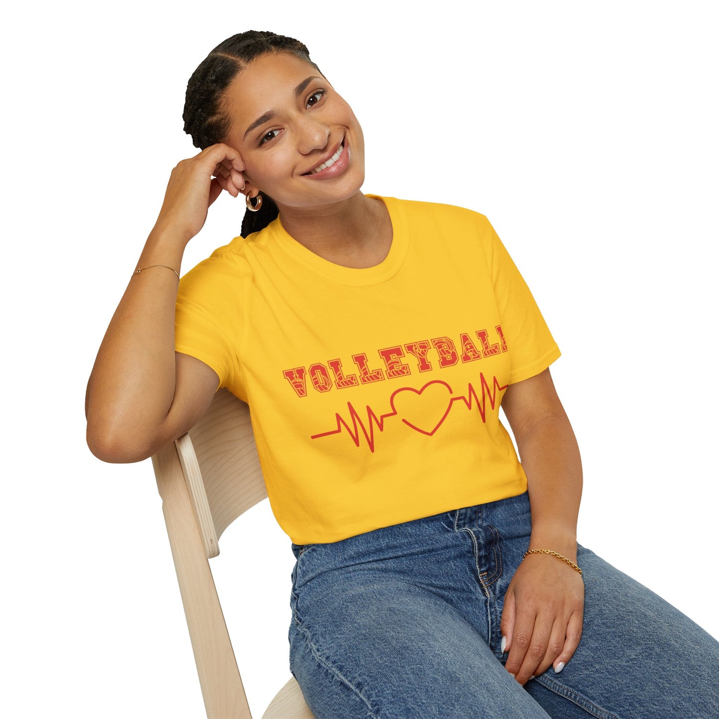 Volleyball Mom | Volleyball Shirt | Sports Shirt | Baller Shirt | Mighty Lifestyle | Softstyle T-Shirt