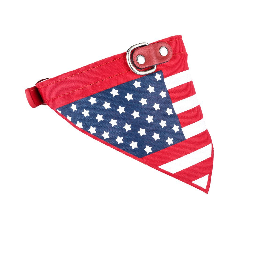 Patriot Pet, Fashion Pet PU Triangle Scarf Dog Scarf Jewelry Pet Collar Adjustable Collar
