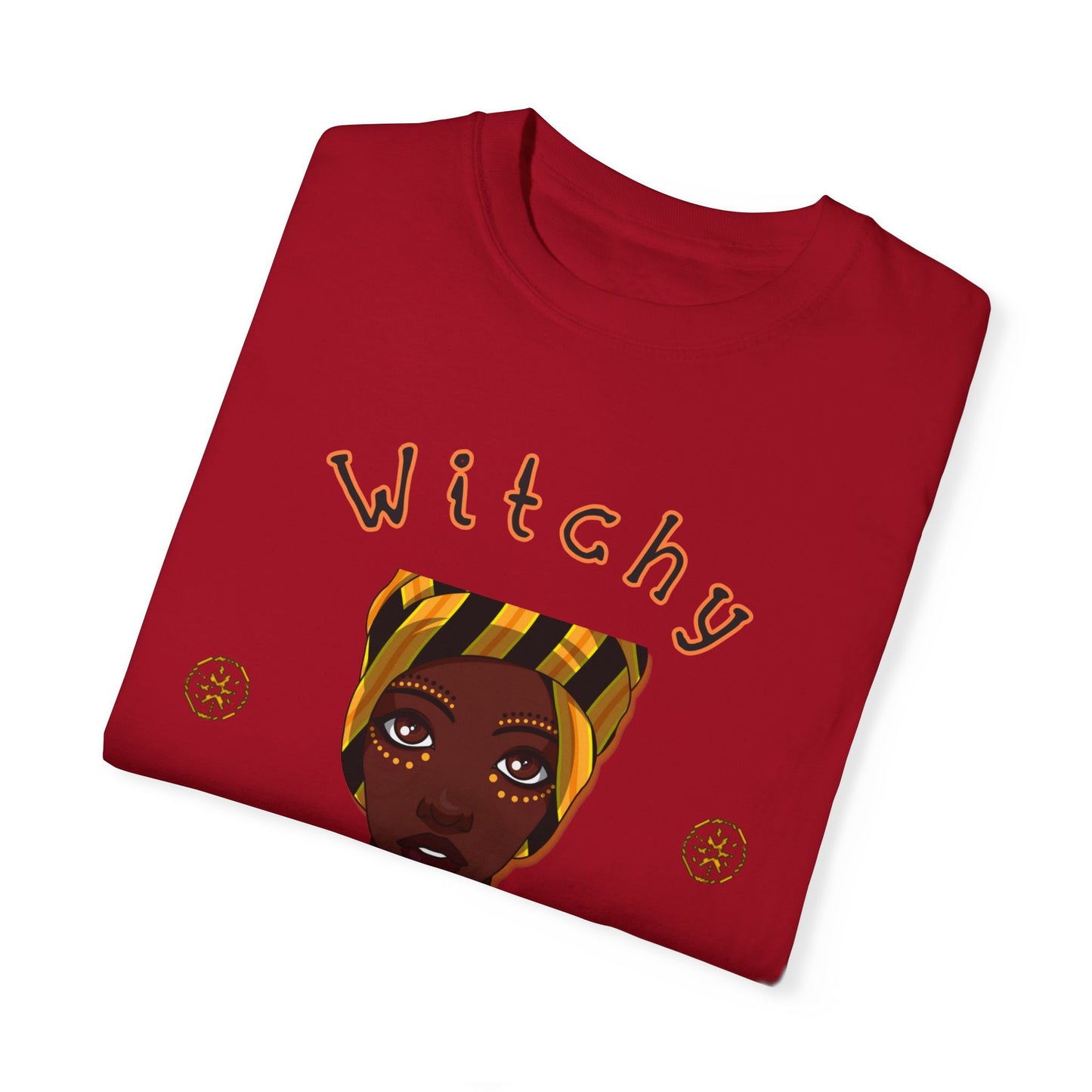 Witchy Vibes, Shaman, Halloween, Fall Shirt, Witch Shirt, Bruja Shirt, Unisex Garment-Dyed T-shirt