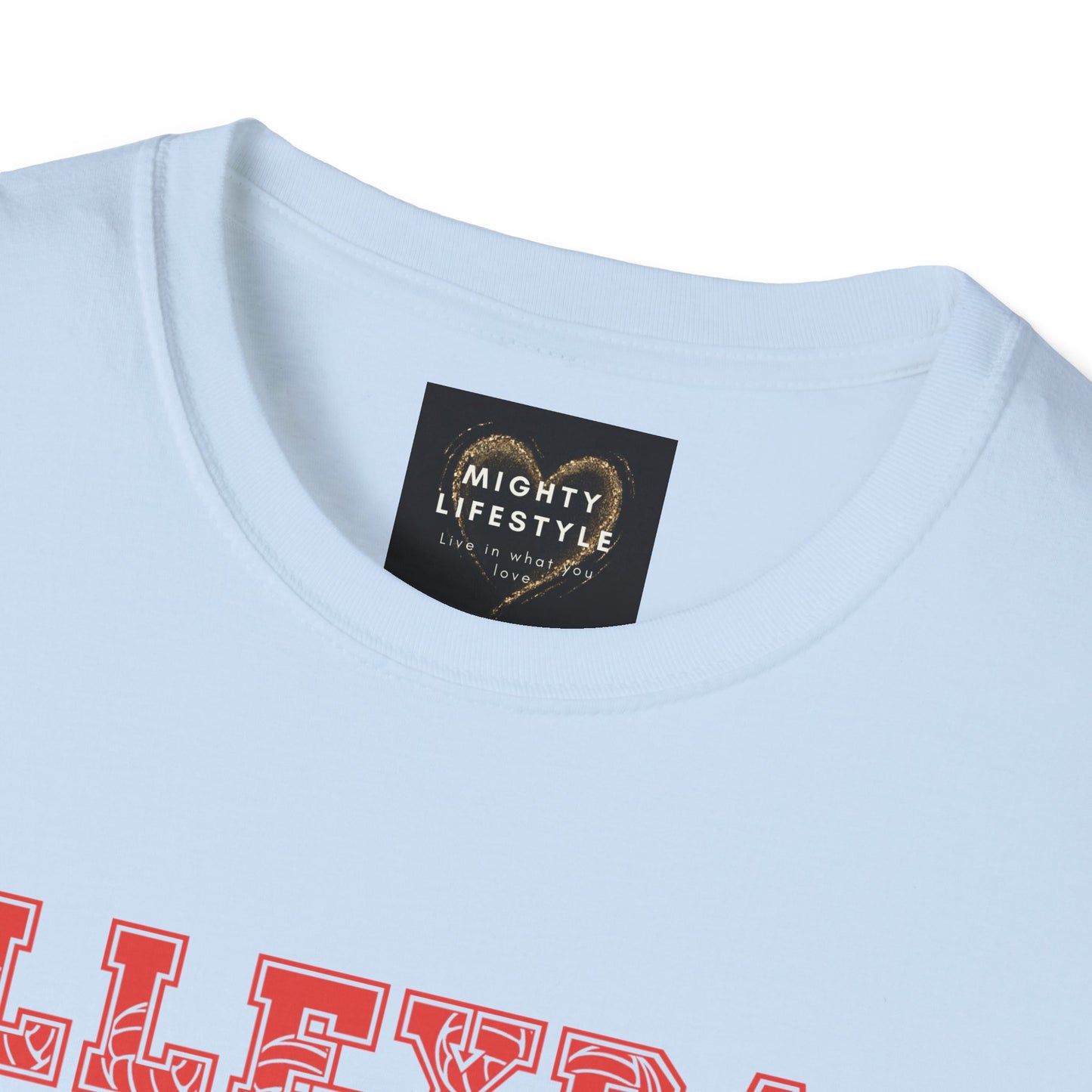Volleyball Dad | Volleyball Shirt | Sports Shirt | Gift for Dad Gift for Father | Baller Shirt | Mighty Lifestyle | Softstyle T-Shirt