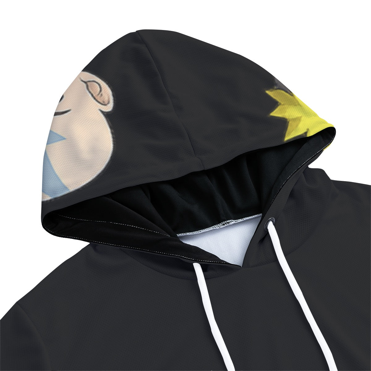 Anime Inspired Men's Long Sleeve Pullover Hoodie