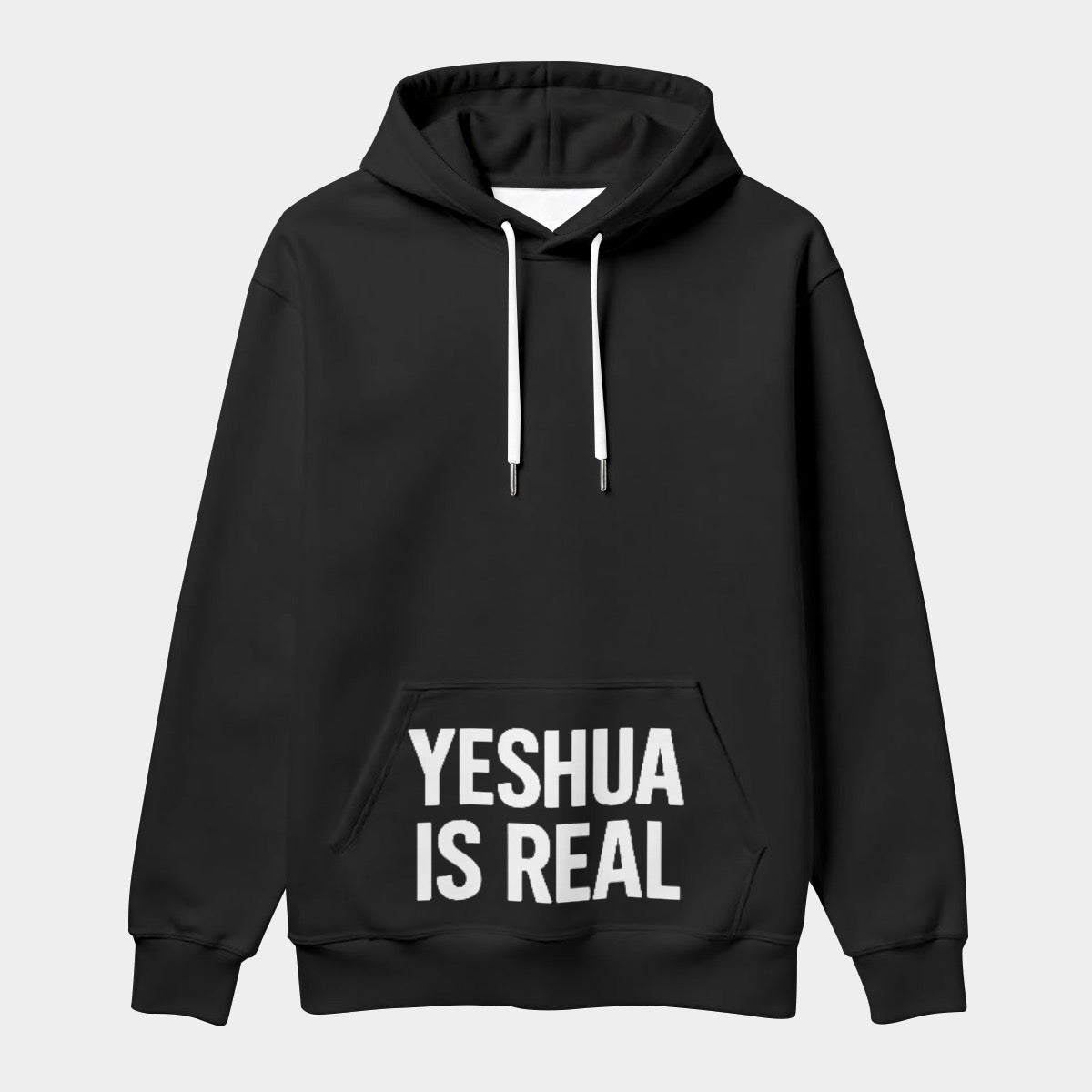 Yeshua is Real Stop Playing Faith Based Men's Pullover Hoodie