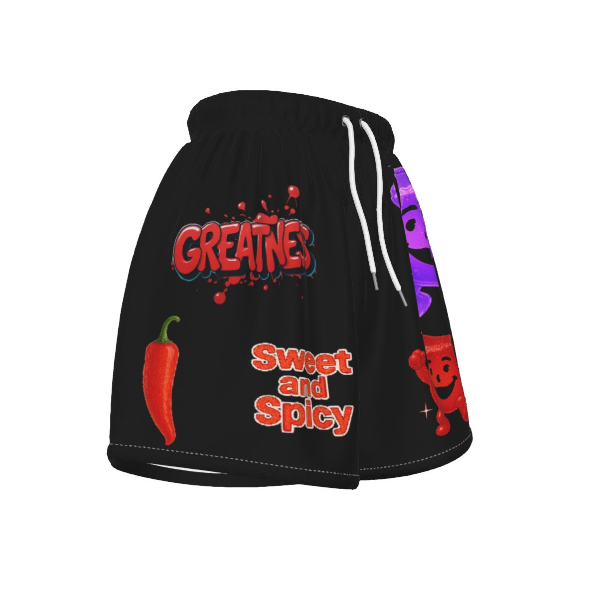 Sweet and Spicy Koolaid Peppers Don’t Hate, Grind Harder Women's Sports Shorts