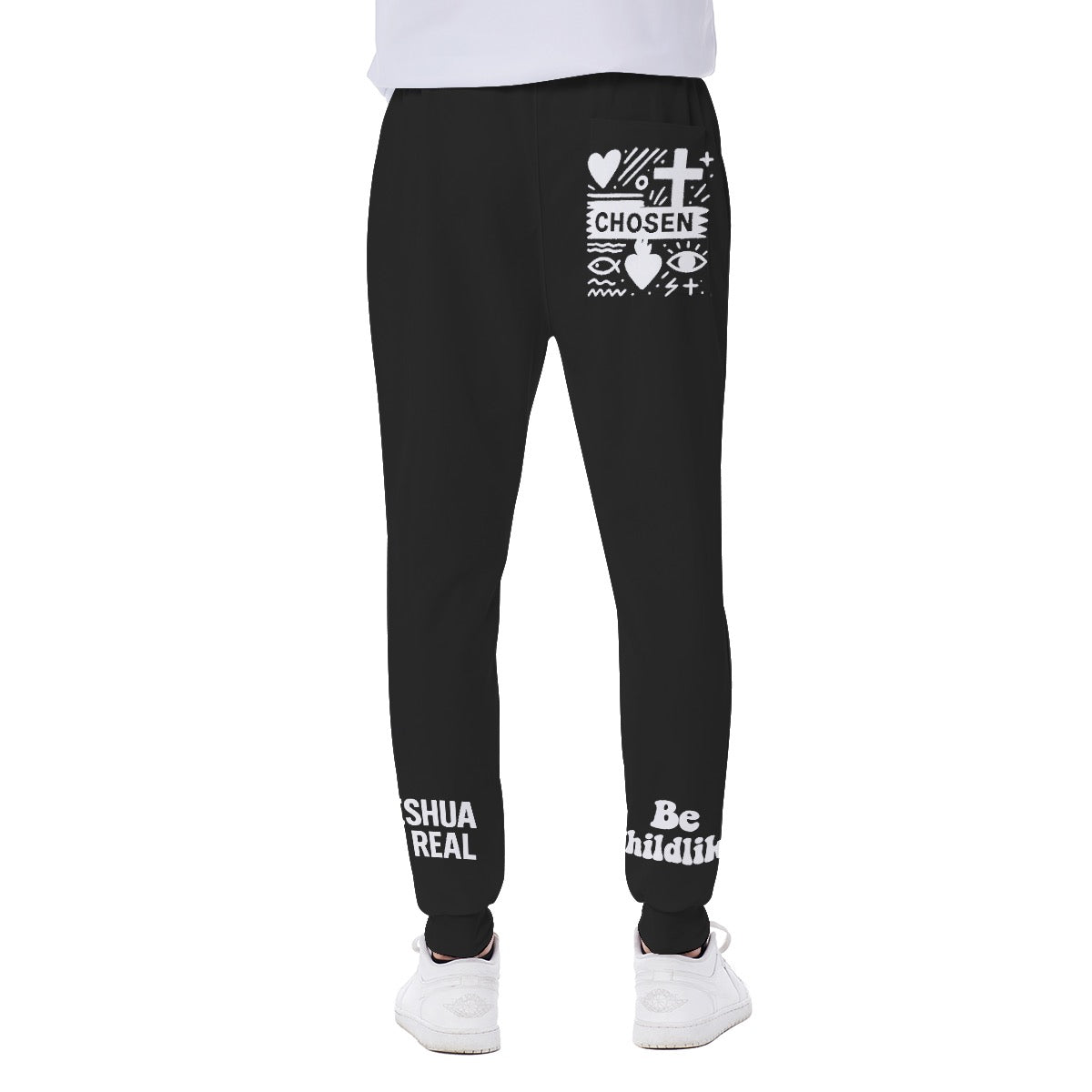 Stop Playing Pray More God is Real Yeshua is Real Chosen. Christian Apparel Men’s Sweatpants