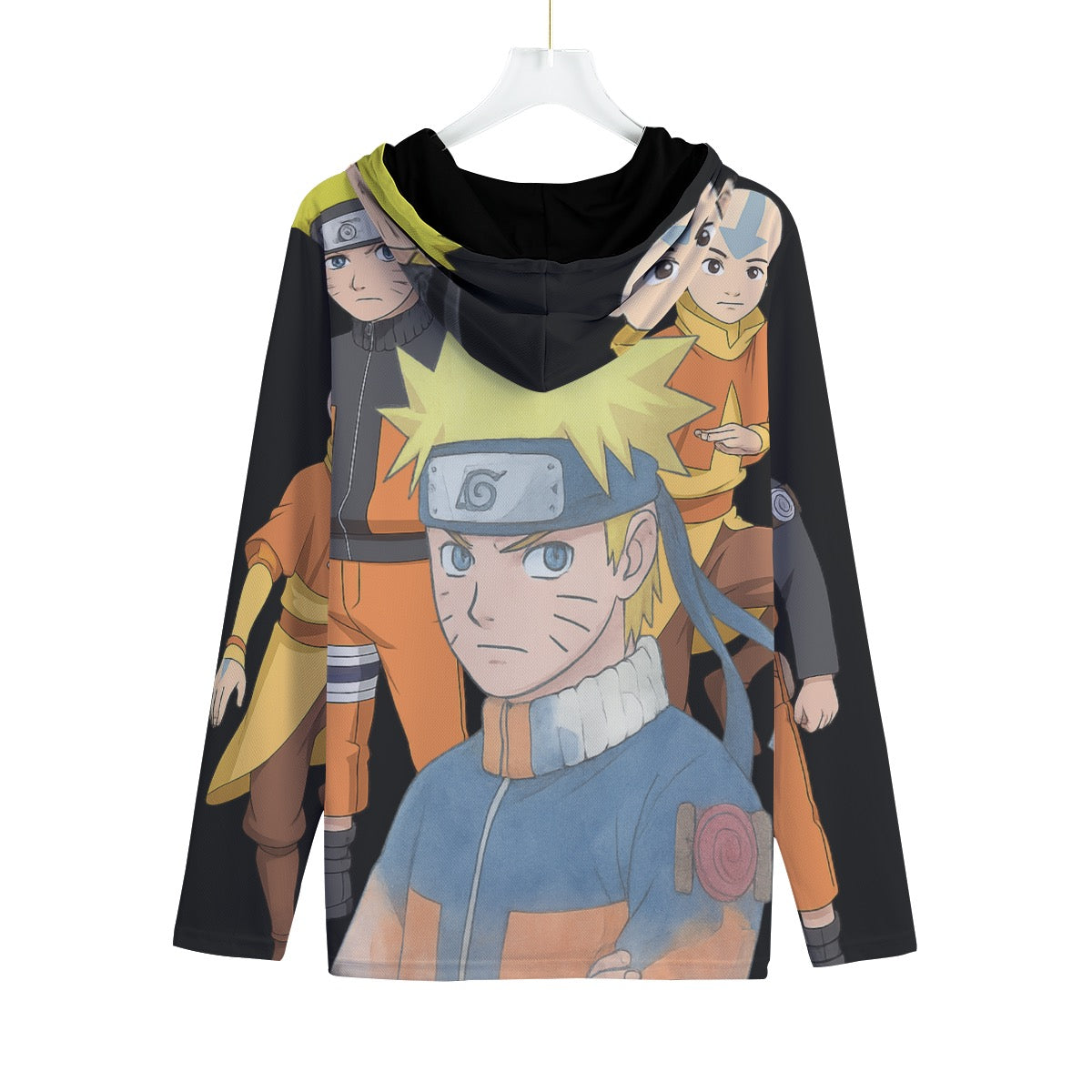 Anime Inspired Men's Long Sleeve Pullover Hoodie
