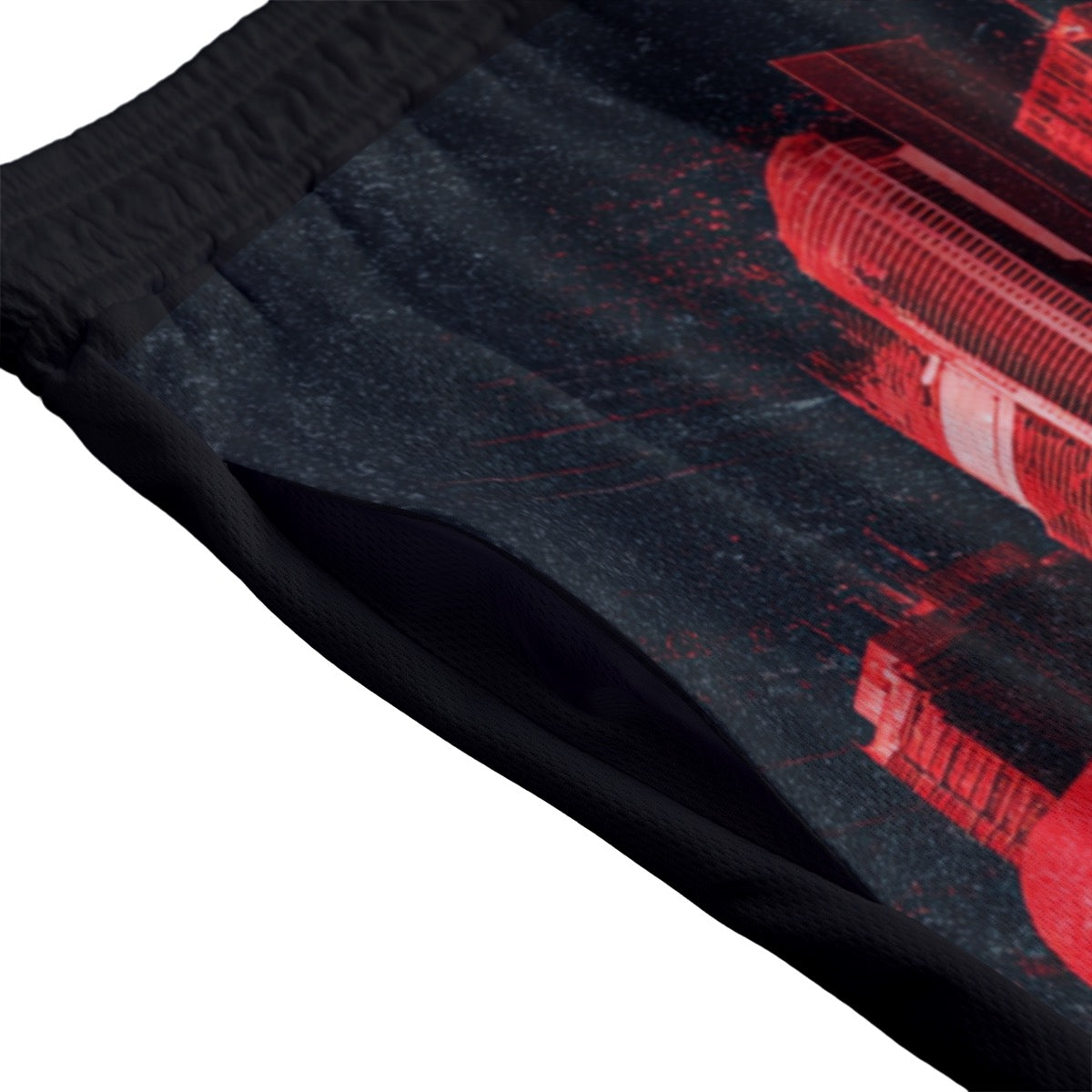 Grind Newpaper Culture Basketball Shorts Men's Mesh Shorts