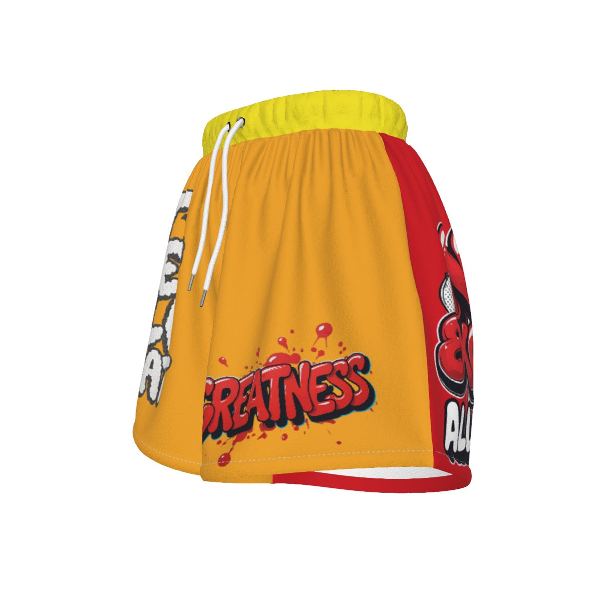 Eat Sleep Ball Repeat Greatness No excuses All Hustle Built Not Born Women's Sports Shorts