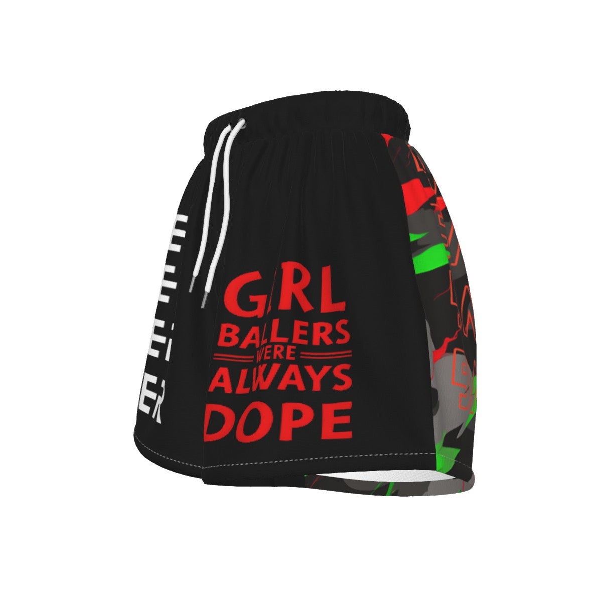 Ballers Girl Ballers Were ALWAYS Dope Teddy Bear Basketball Shorts for Women and Teens Sports Shorts