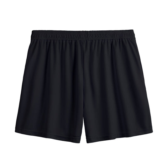 Built Not Born Mesh Shorts | Built Not Born Mesh Shorts – Motivational Black Athletic Shorts for Men & Teens | Red Spray Graffiti Print