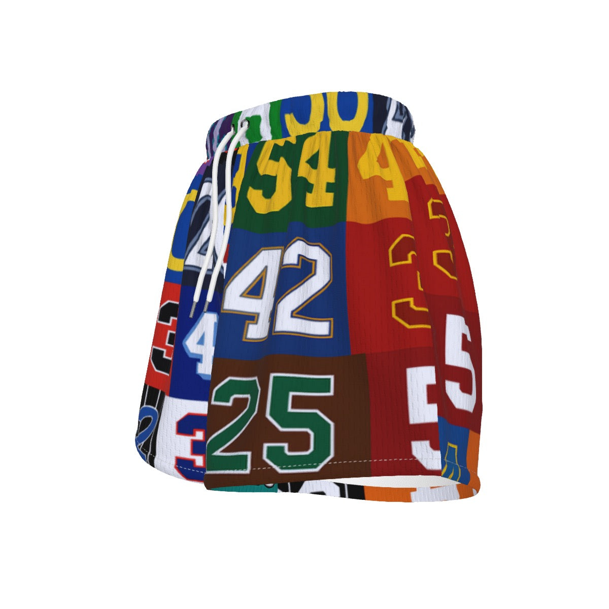 Jersey Numbers Basketball Shorts for Women and Teens | Basketball Hall of Fame Sports Shorts for Women