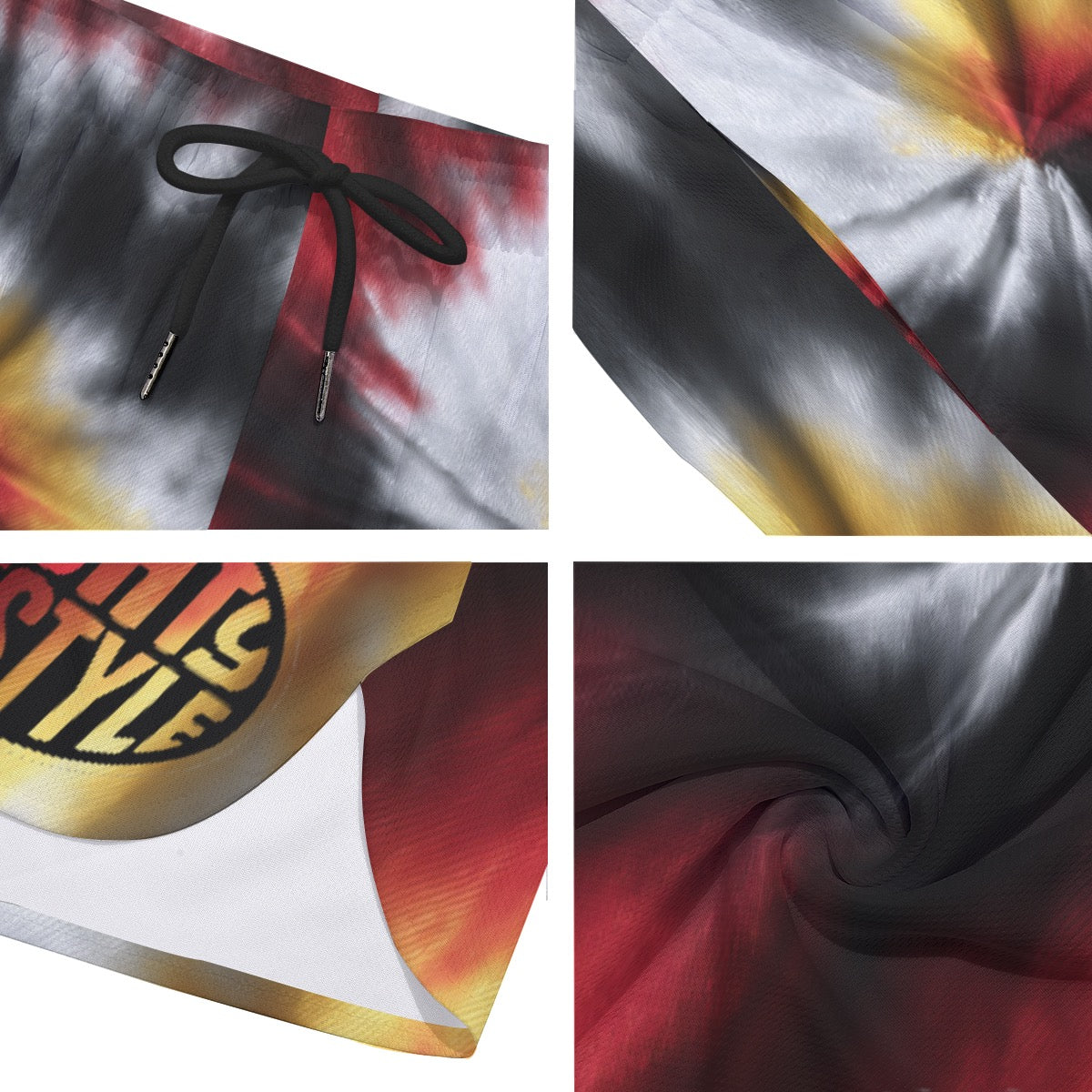 Tie Dye Men’s Athletic Sport Shorts | Tie Dye Athletic Shorts for Men and Teens