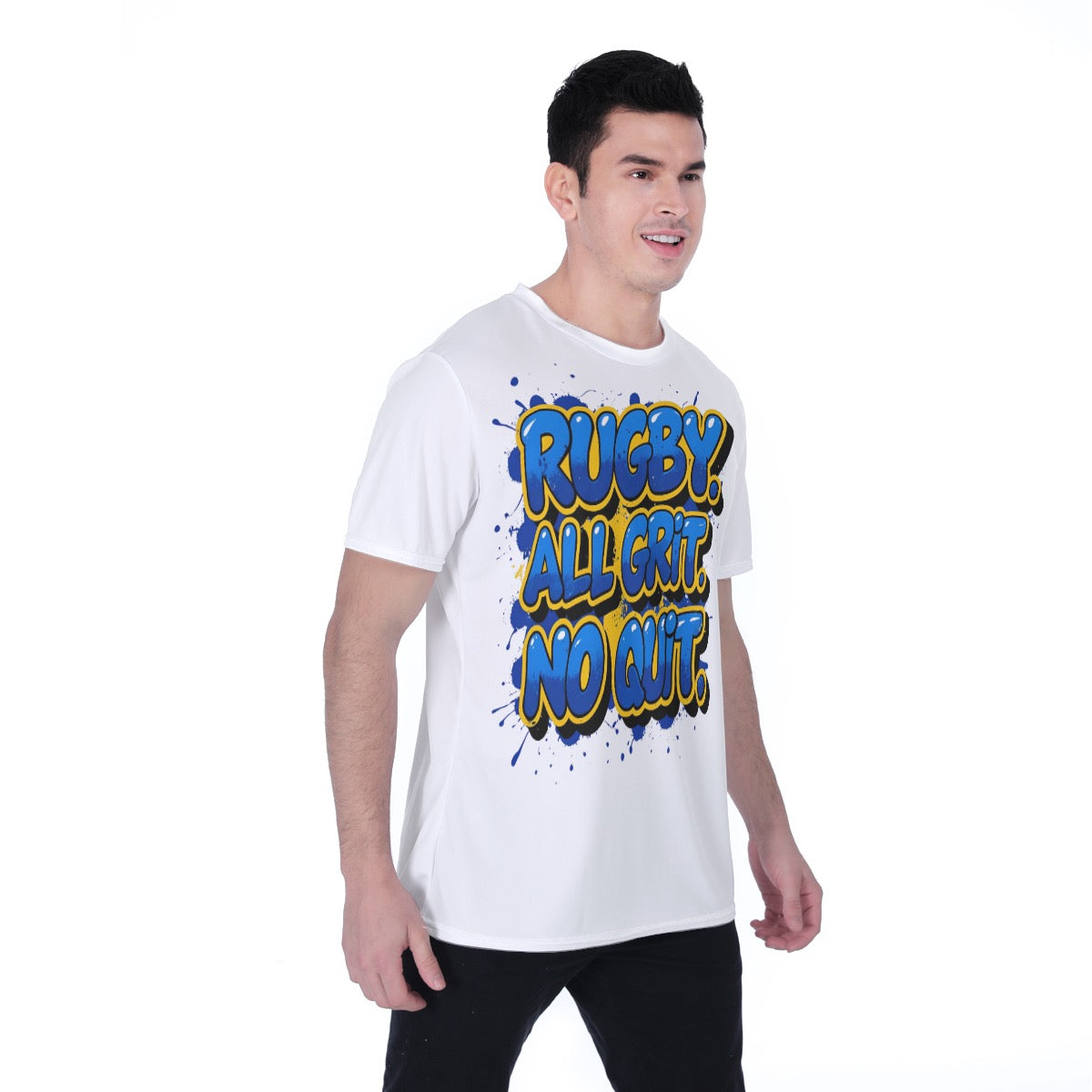 Rugby All Grit No Quit Sports Men's T-shirt | Birdseye