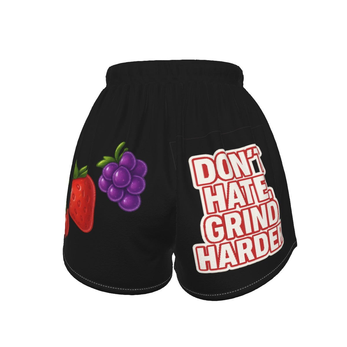Sweet and Spicy Koolaid Peppers Don’t Hate, Grind Harder Women's Sports Shorts