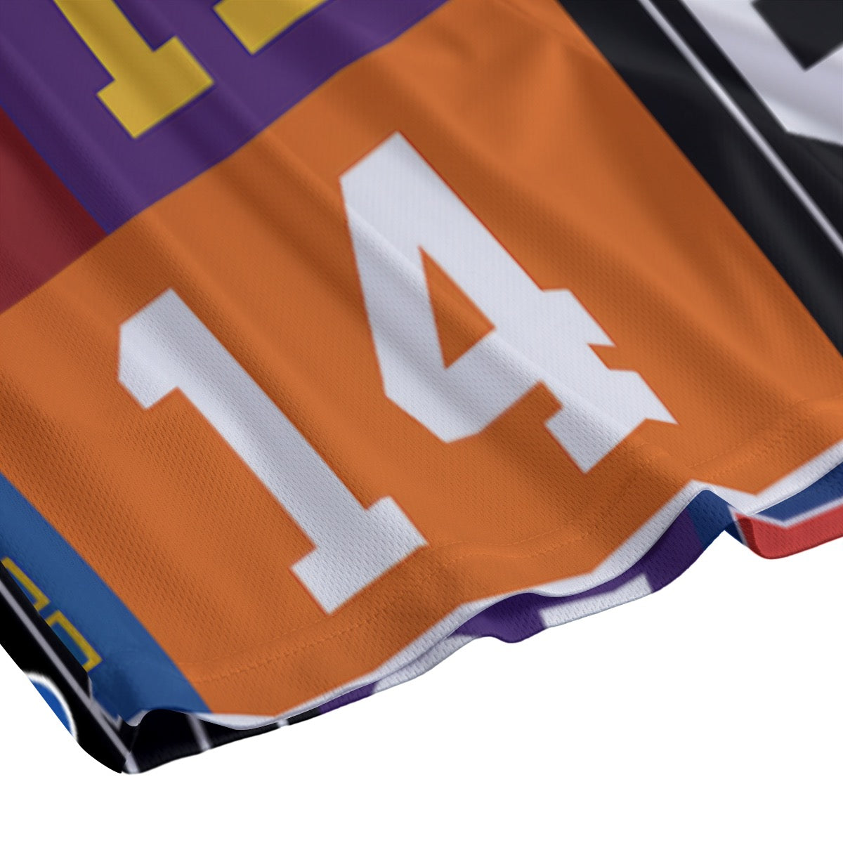 Basketball Jersey Number Mesh Shorts for Men – Multi-Color Sports & Streetwear | Basketball Jersey Number Men's Athletic Mesh Shorts