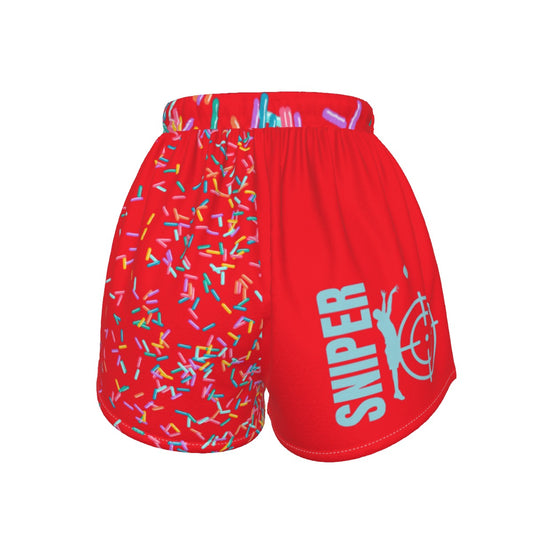 Custom Cherry Ice Cream Drip Basketball Shorts – Personalized Men’s Mesh Athletic Shorts | Add Your Logo or Nickname | Red Sports Shorts for Teams, Gym, and Streetwear