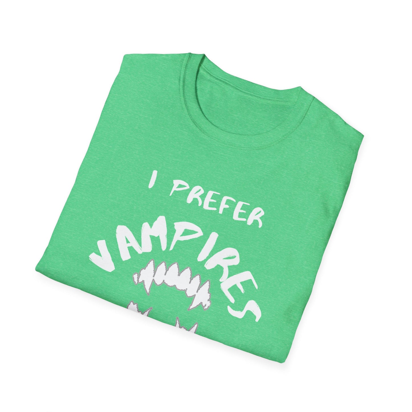 I Prefer Vampires Over Humans, Vampire Shirt, Supernatural Being Shirt, Gift for him man, Gift for her woman, Halloween Shirt - Mighty Lifestyle