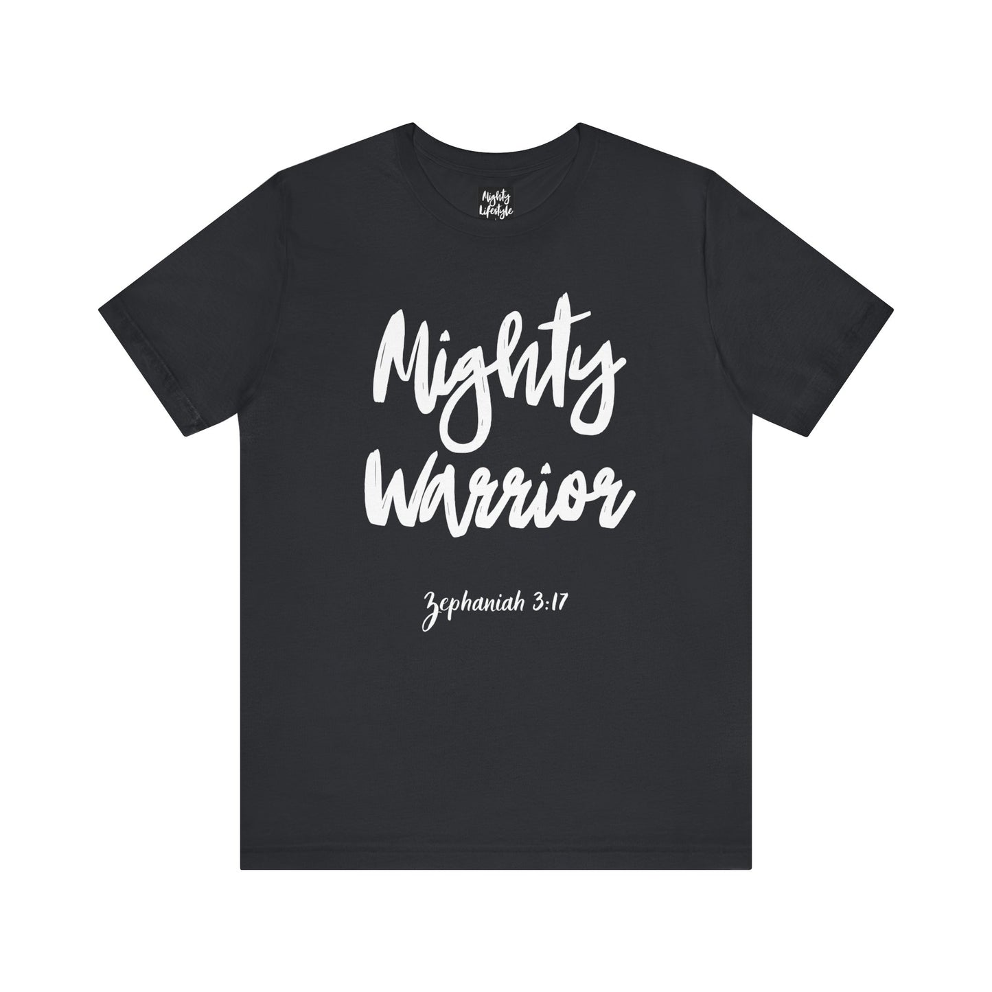 ML - Mighty Warrior Tee - Unisex Jersey T-Shirt, Inspirational Apparel, Faith-Based Gift, Christian Shirt, Casual Wear