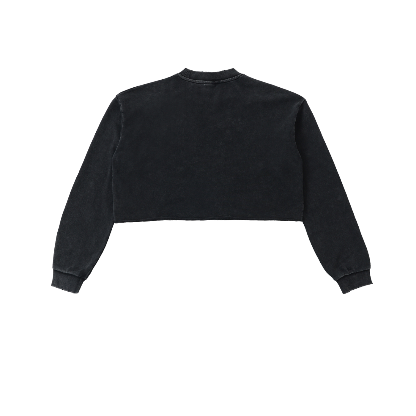 BCU Halter Sweater Bethune Cookman Sweater Snow Washed Raw Edge Cropped Sweatshirt | RAGG’DASS