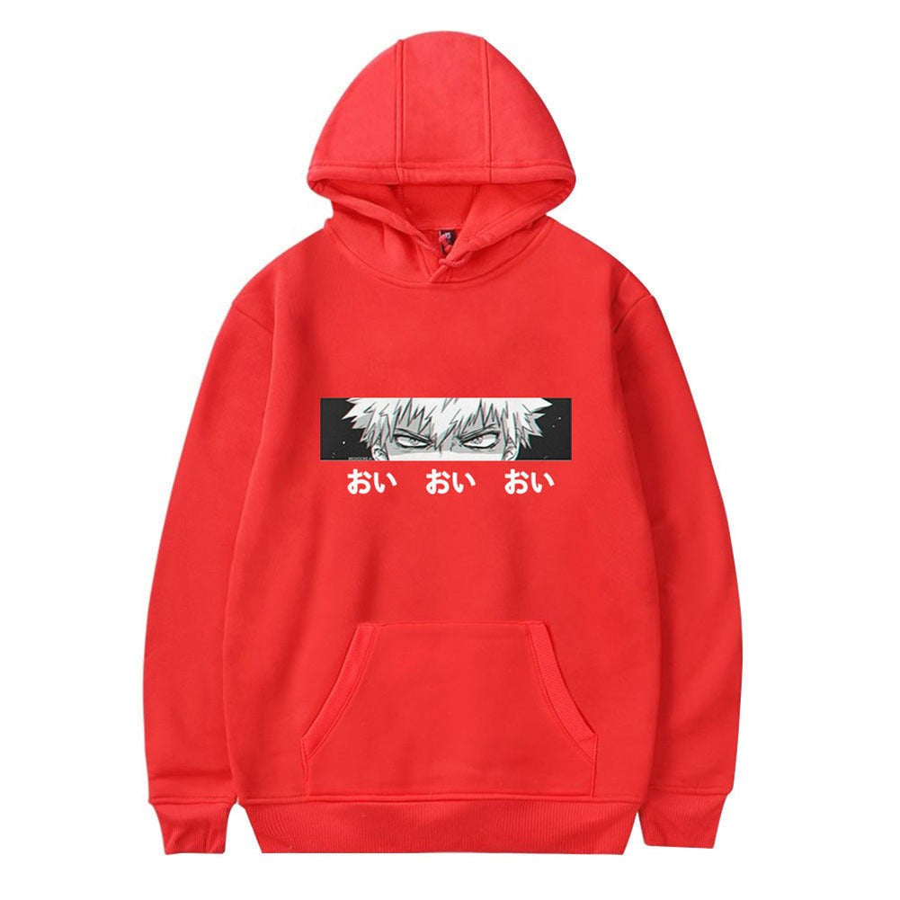 Comfy Naruto Anime Plush Hoodie – Loose Fit Hooded Sweatshirt for Men & Women, Cozy Japanese Streetwear Pullover, Casual Student Anime Hoodie in Multiple Colors Naruto anime loose plush hoodie with hoodie anime hoodie