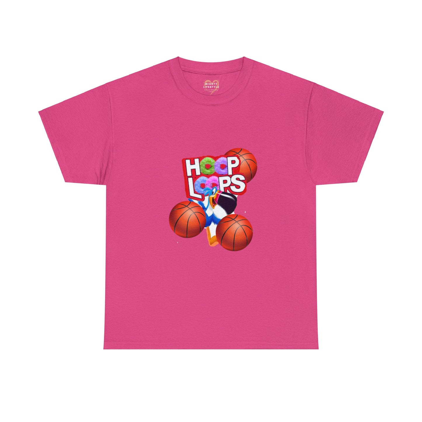 Mighty Lifestyle Basketball Color, Hooping Shirt, Hoop Loops, Hoops Loops Shirt, Shirt for Basketball