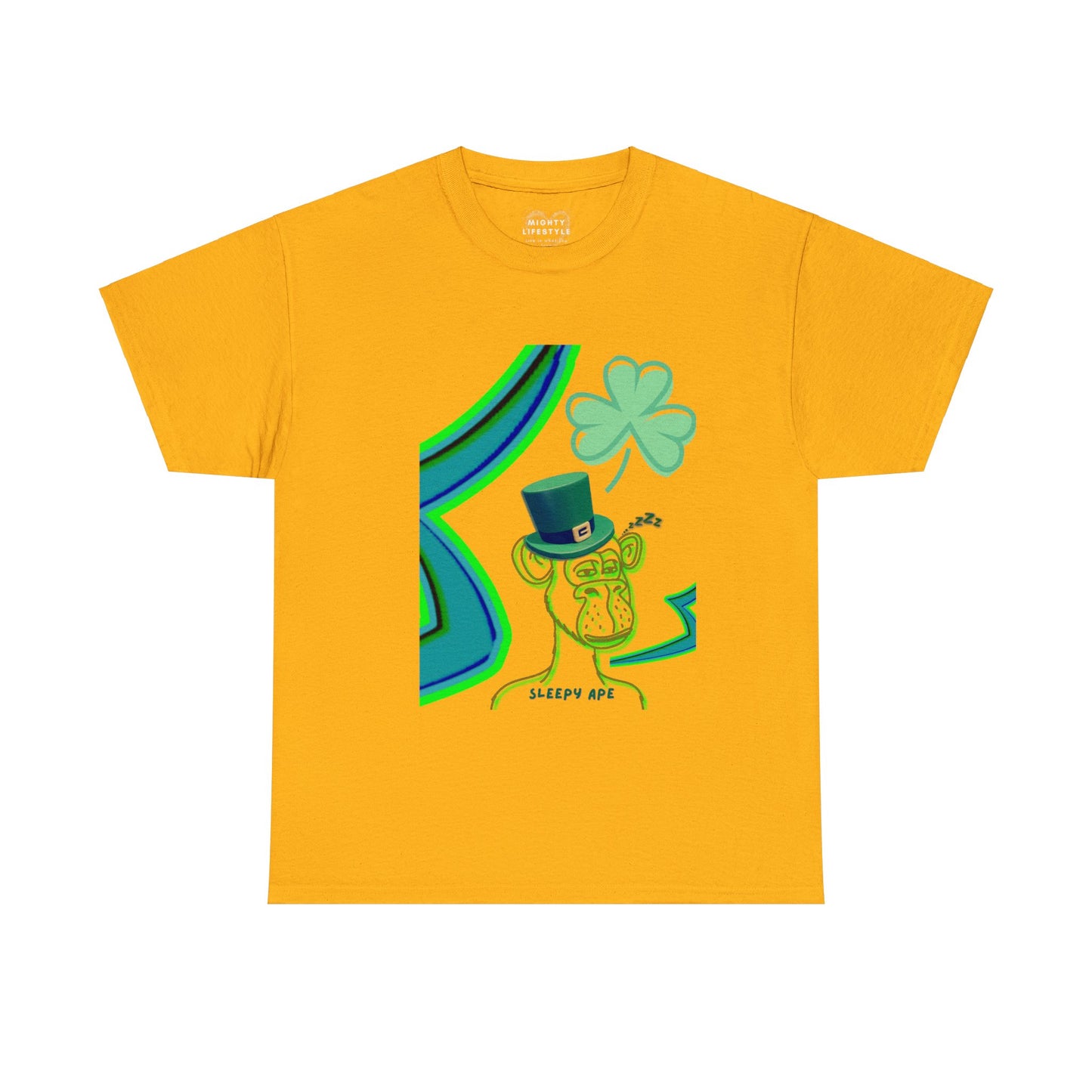 St Patrick's Sleepy Ape Shirt, St Patrick's Day Shirt, Lucky Shirt, Shirt for Spring, Gift for St Patty - St Paddy Shirt