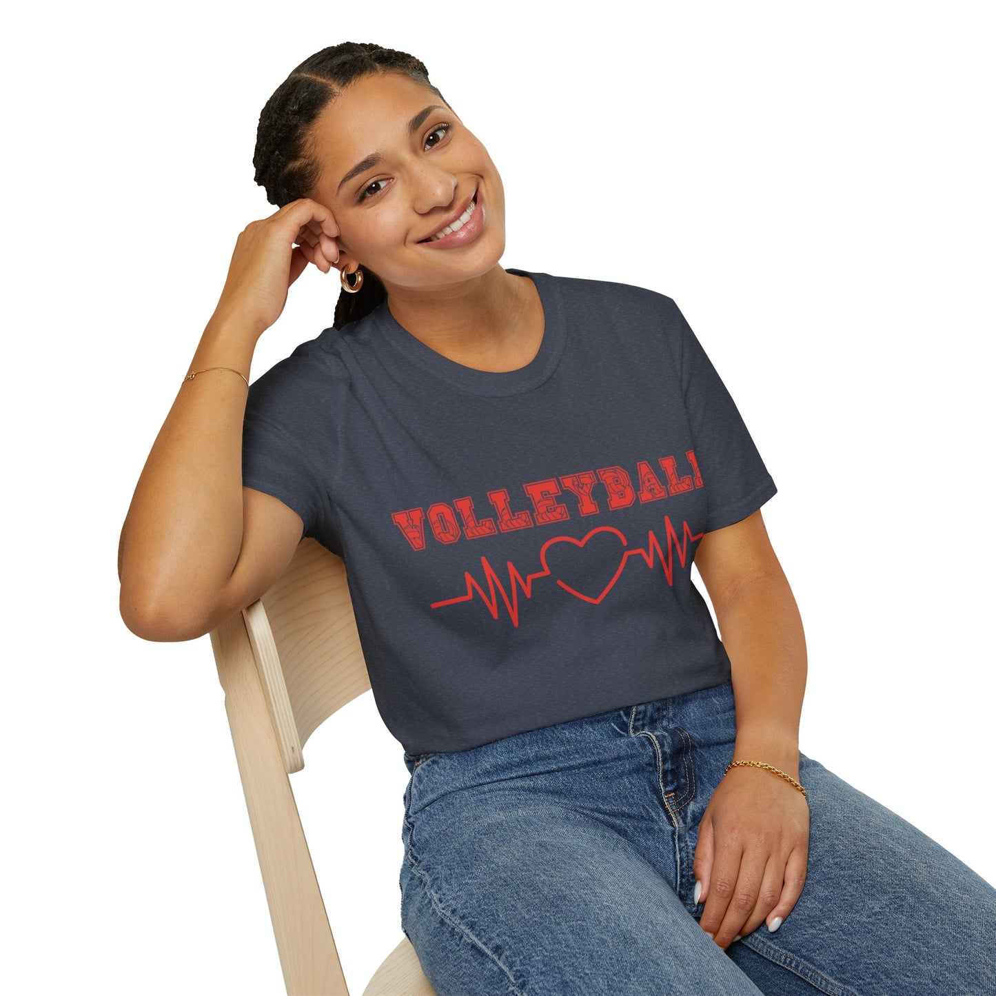 Volleyball Mom | Volleyball Shirt | Sports Shirt | Baller Shirt | Mighty Lifestyle | Softstyle T-Shirt