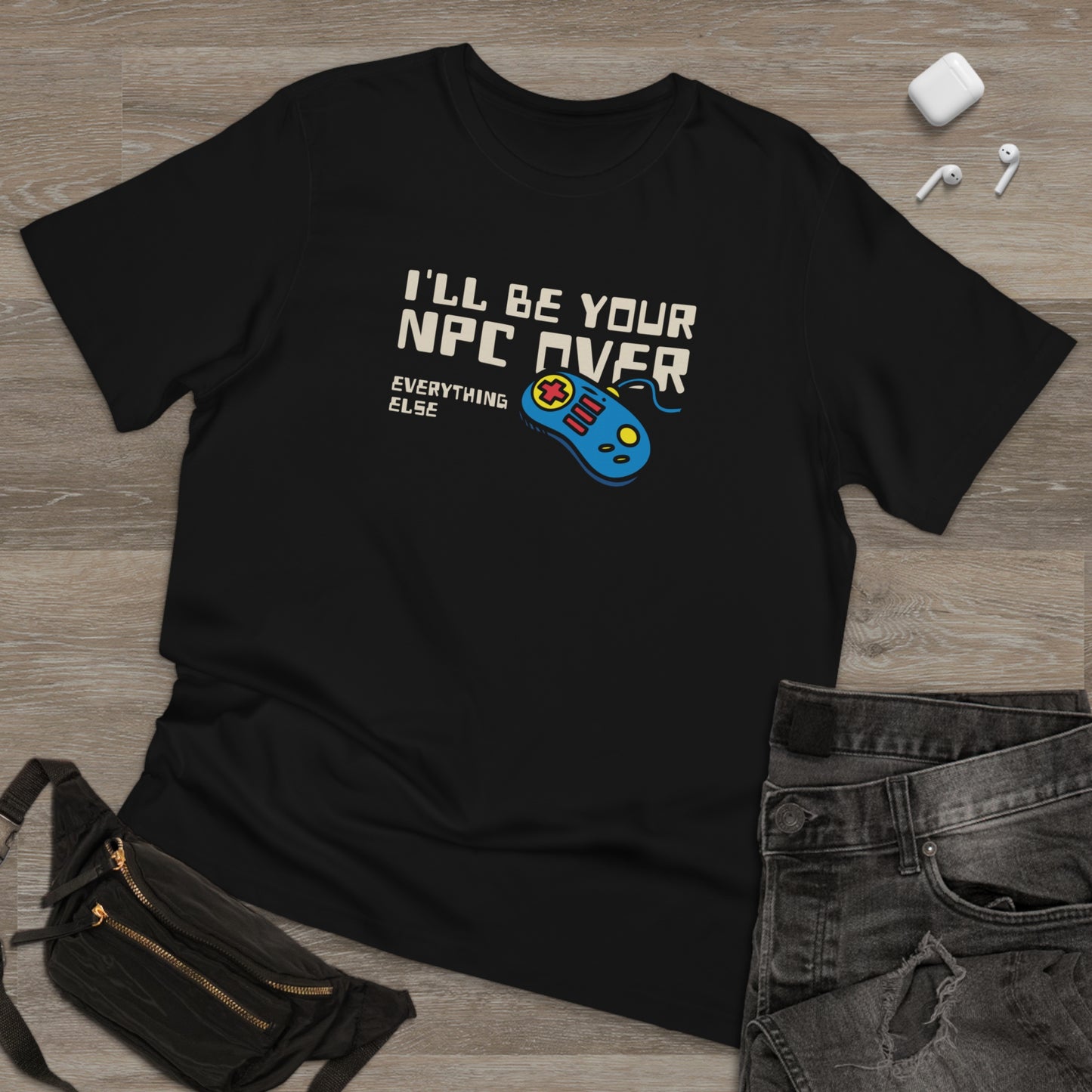 NPC Shirt, NPC Tee, Virtual Reality Tee, Unisex Deluxe T-shirt