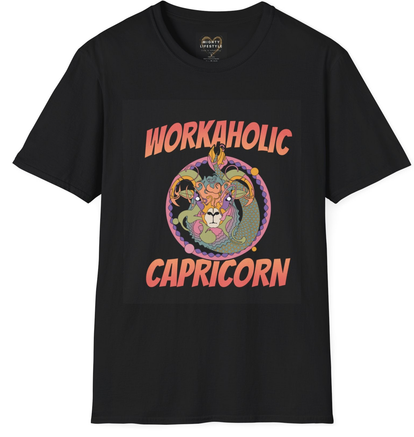 Capricorn Shirt, Capricorn Zodiac Tee, Capricorn Workaholic Unisex Deluxe T-shirt Softstyle T-Shirt