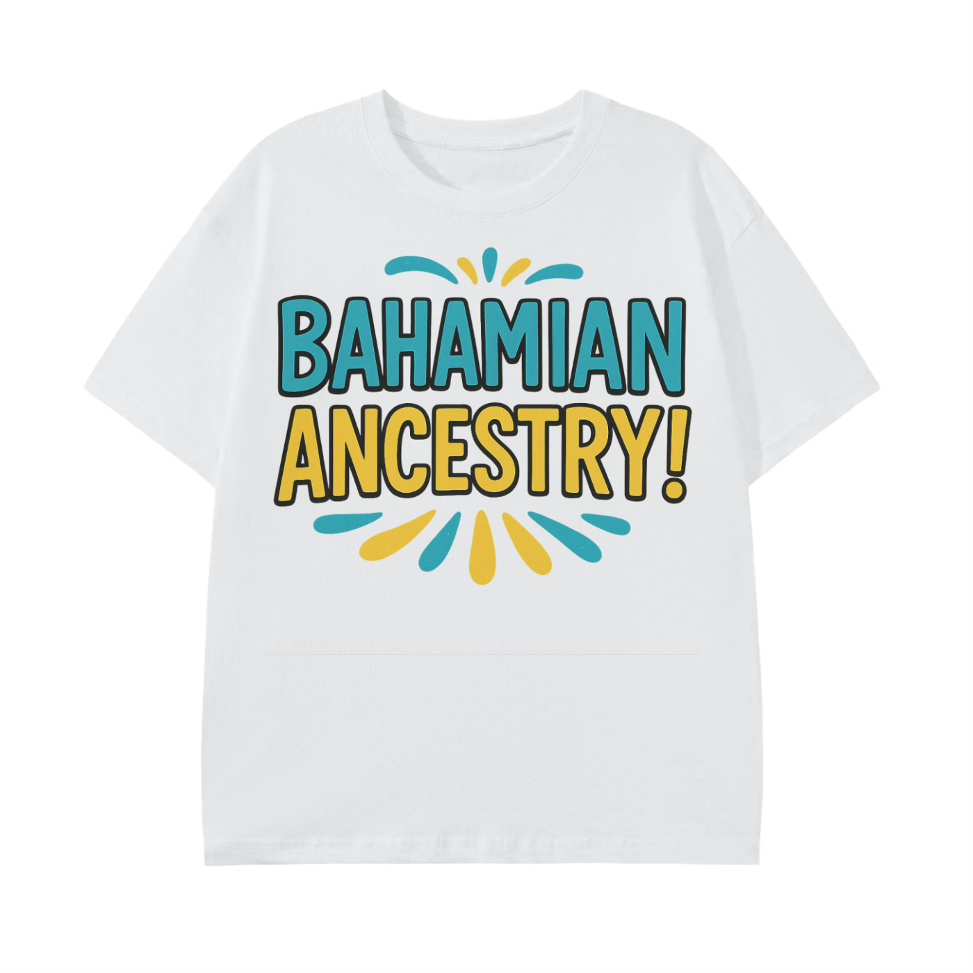 Bahamian Ancestry Bahamas Caribbean Heritage Island T-Shirt Junkanoo Caribbean Shirt Island Shirt Unisex Classic T-Shirt