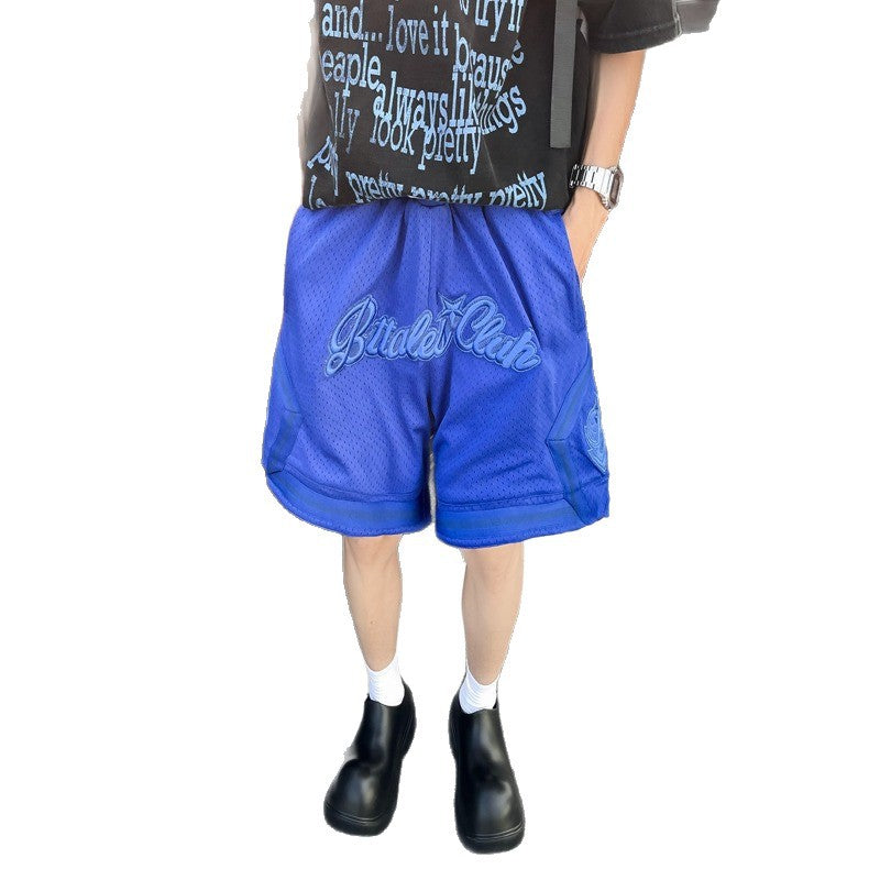 Loose Breathable basketball shorts five point men's loose and versatile casual pants