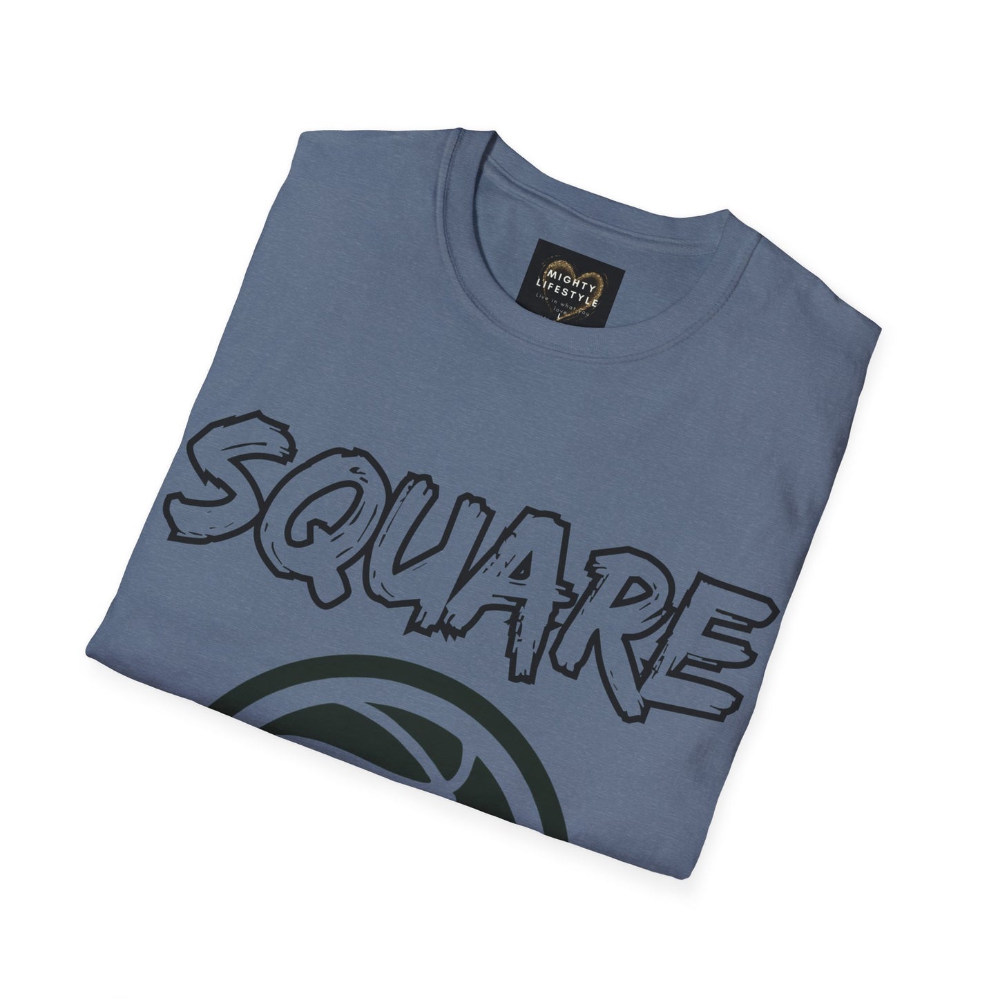 Square Up | Travel Basketball| AAU Basketball | Basketball Shirt |Basketball Mom| Basketball Dad | Unisex Basketball Shirt | Sports Shirt | Baller Shirt | Mighty Lifestyle | Softstyle T-Shirt