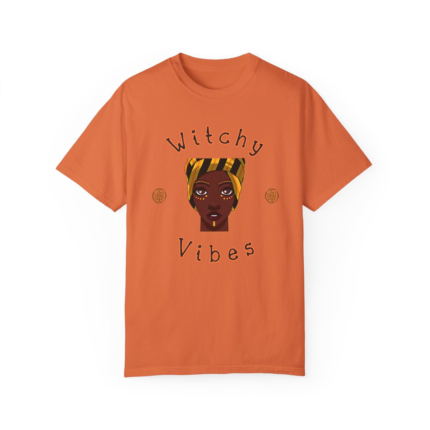 Witchy Vibes, Shaman, Halloween, Fall Shirt, Witch Shirt, Bruja Shirt, Unisex Garment-Dyed T-shirt