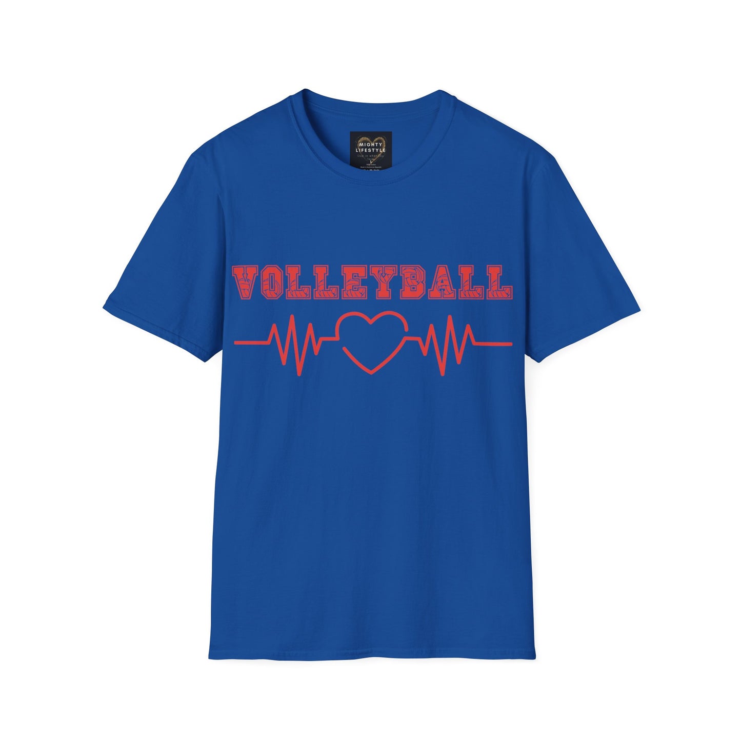 Volleyball Mom | Volleyball Shirt | Sports Shirt | Baller Shirt | Mighty Lifestyle | Softstyle T-Shirt