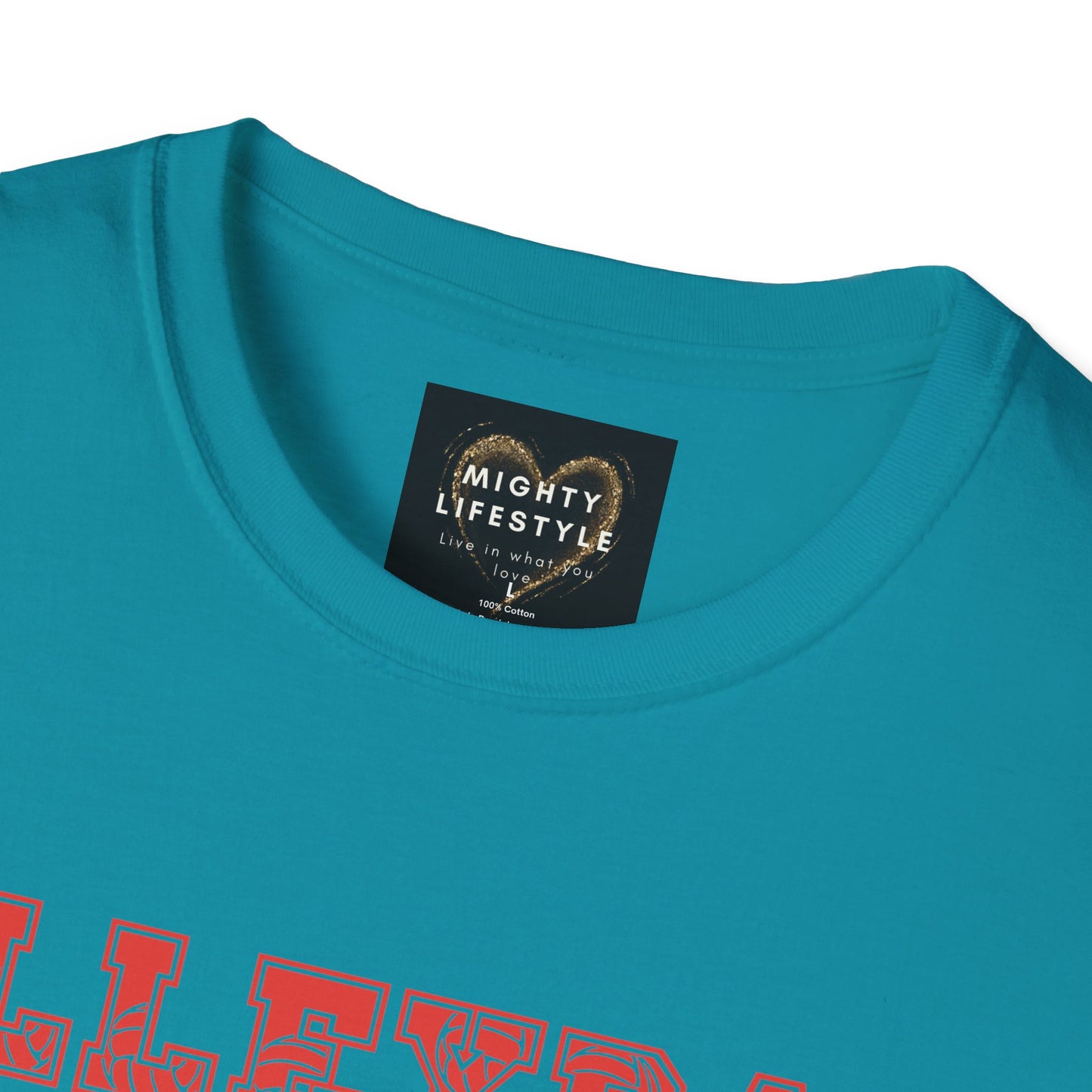 Volleyball Dad | Volleyball Shirt | Sports Shirt | Gift for Dad Gift for Father | Baller Shirt | Mighty Lifestyle | Softstyle T-Shirt
