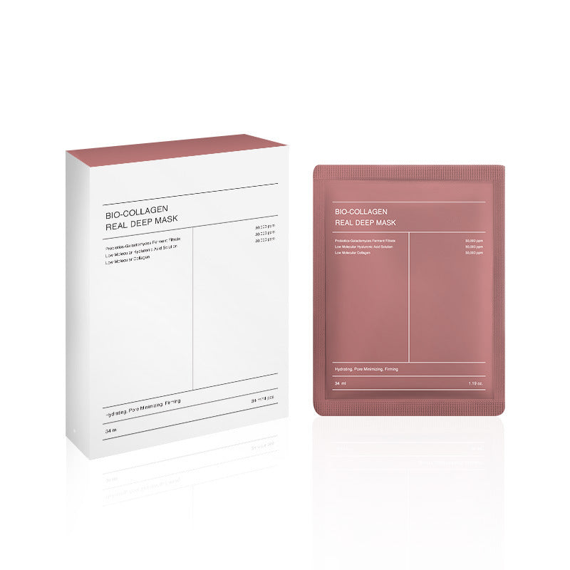 Advanced Skin Care Solution for Clean Youthful and Healthy Looking Skin Collagen facial mask Bio-collagen mask tightens pores and replenishes collagen