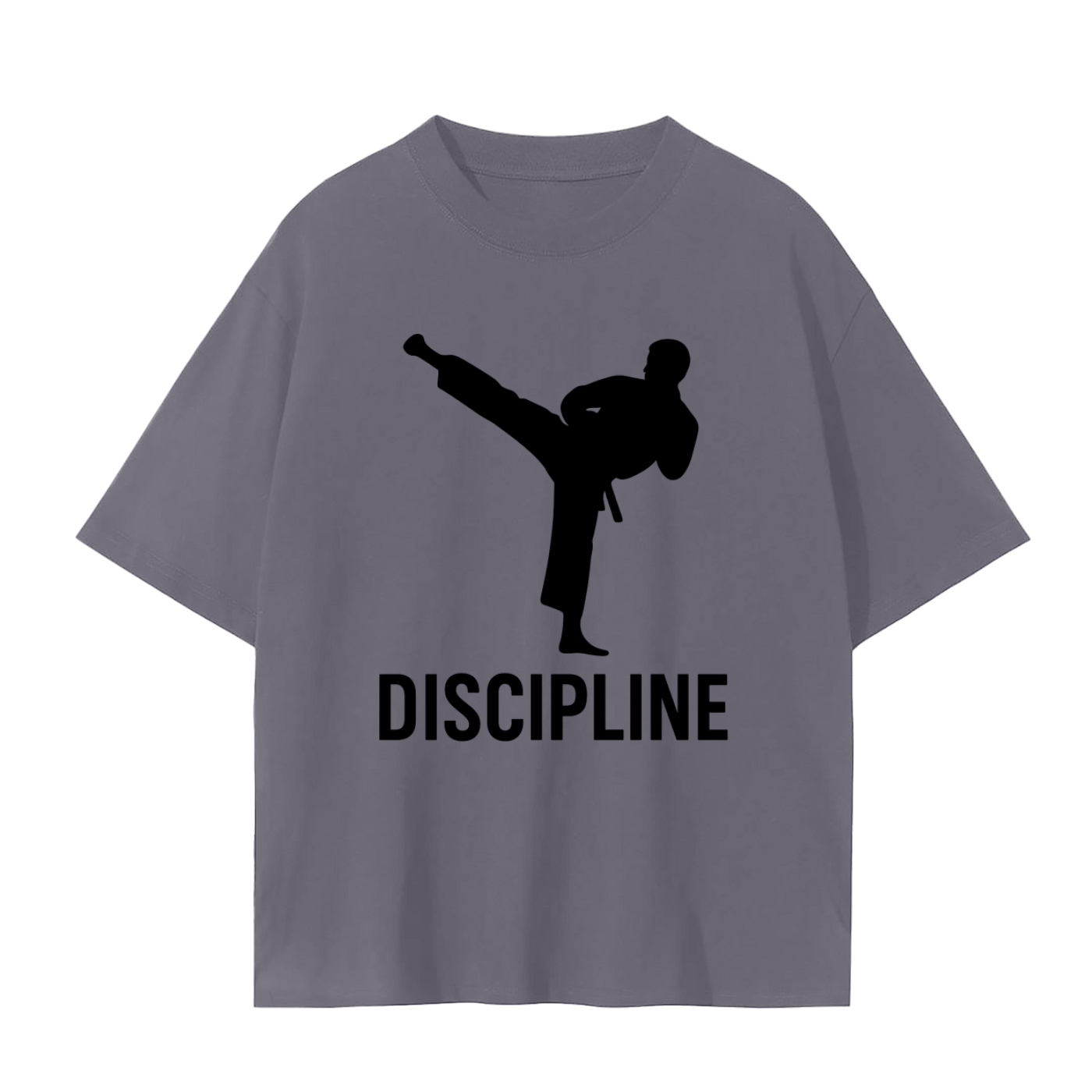 Discipline Taekwondo T-Shirt – Seamless 100% Cotton Martial Arts Tee for Men & Women | Karate Dojang Training Top | Taekwondo Gift Shirt Discipline TaeKwondo Unisex Seamless T-Shirt