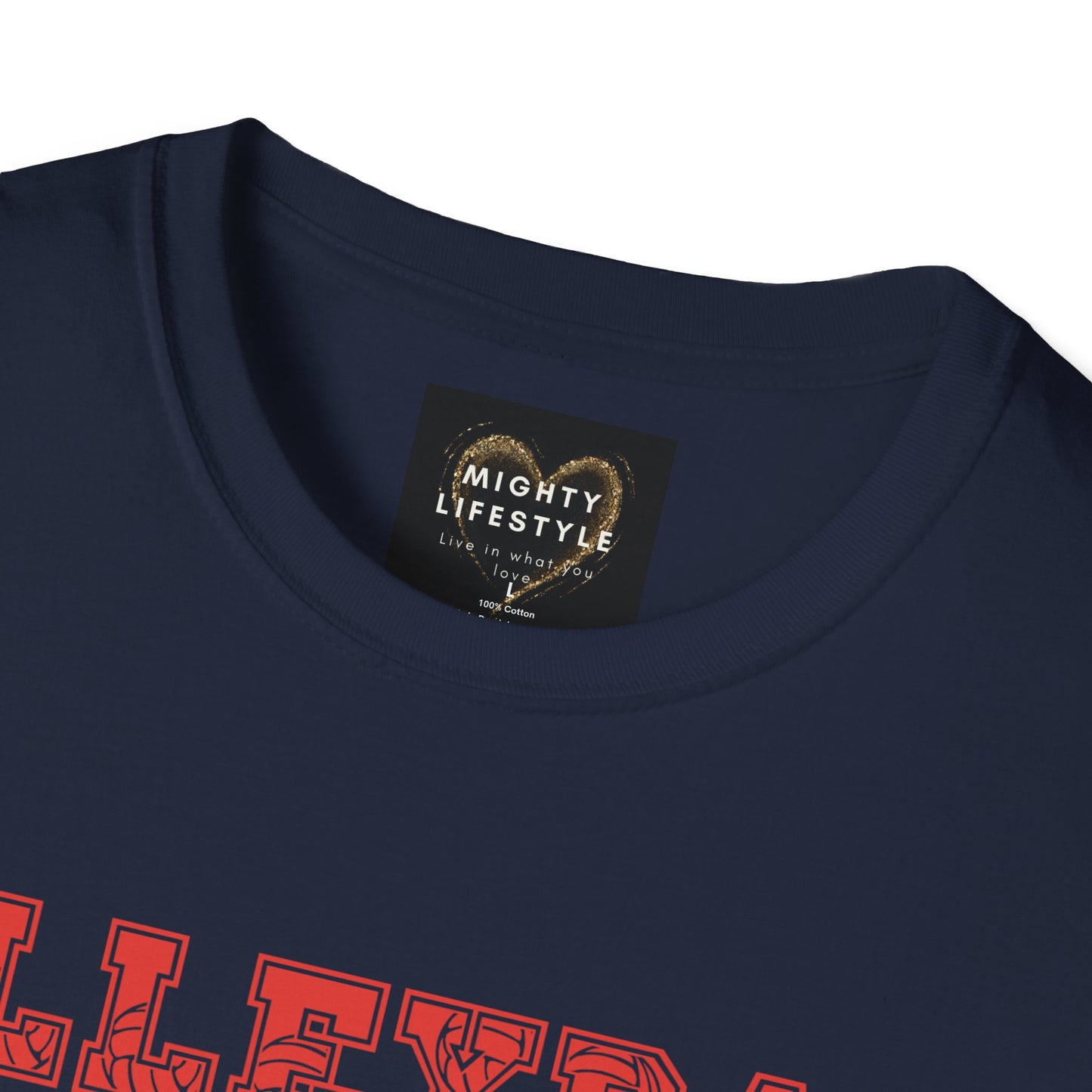 Volleyball Dad | Volleyball Shirt | Sports Shirt | Gift for Dad Gift for Father | Baller Shirt | Mighty Lifestyle | Softstyle T-Shirt