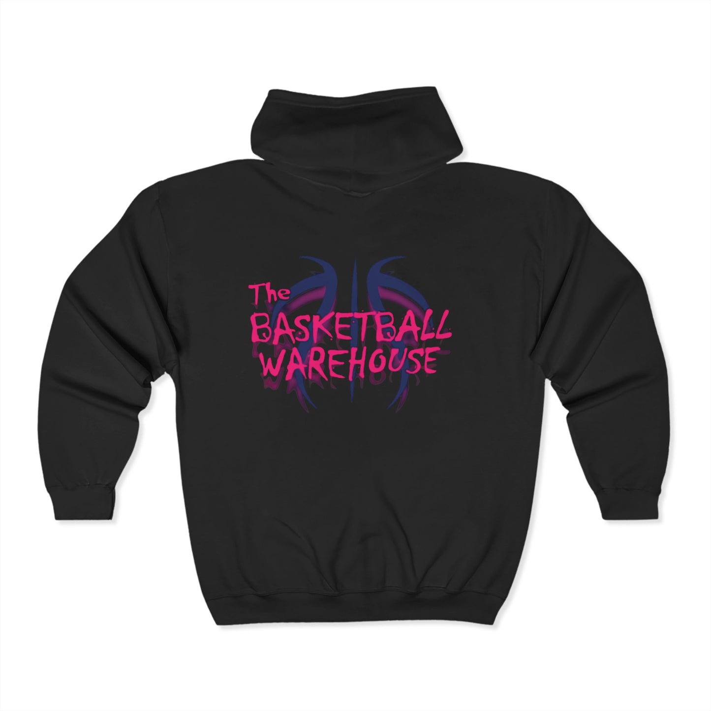 BW Coach Crown Fuchsia | Hoodie for Coaches | King Coach | Best Coach | Top Coach | Elite Coach | Heavy Blend™ Full Zip Hooded Sweatshirt