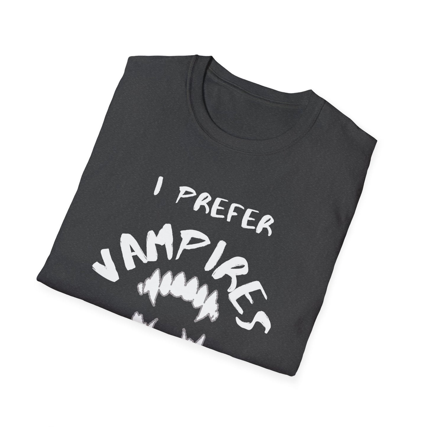 I Prefer Vampires Over Humans, Vampire Shirt, Supernatural Being Shirt, Gift for him man, Gift for her woman, Halloween Shirt - Mighty Lifestyle