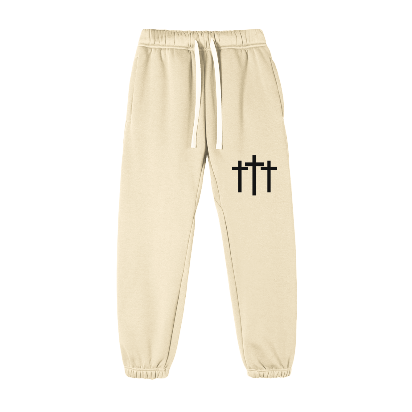 Three Cross Triple Cross Faith-Based Unisex Essential Fleece Sweatpants