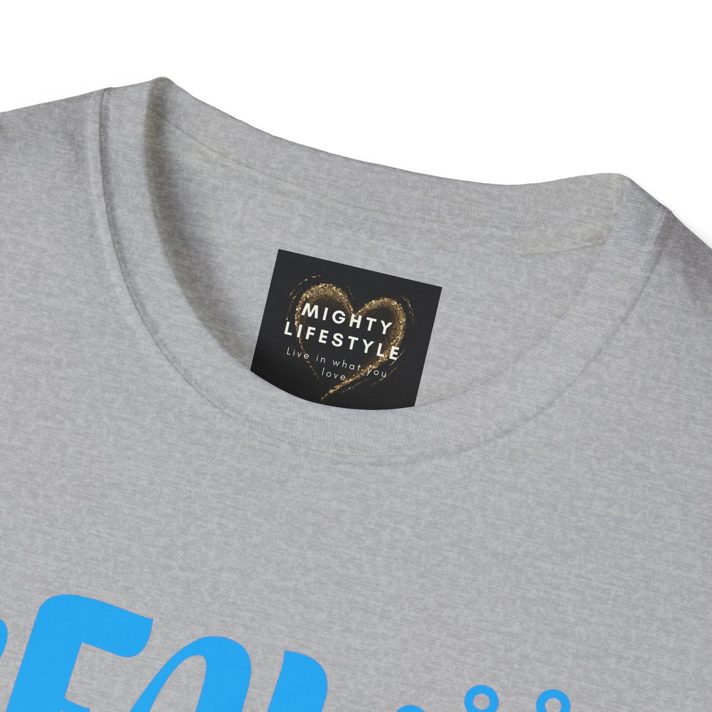 Real Queen Blue Font | Basketball Shirt | Sports Shirt | Baller Shirt | Mighty Lifestyle | Softstyle T-Shirt