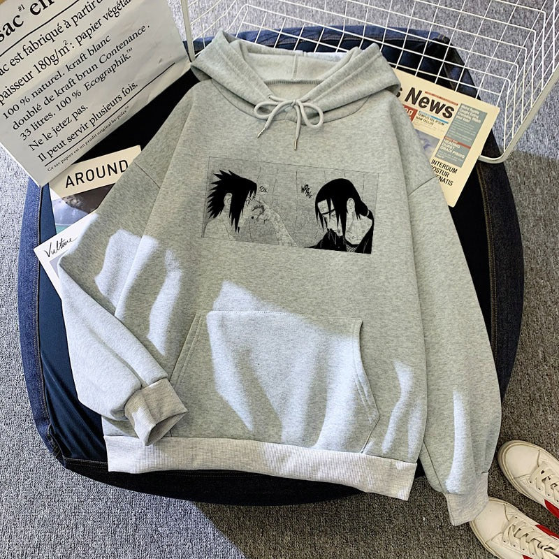 Warm Plush Naruto Hoodie – Anime Sweatshirt for Men & Women and Teens | Hoodie Naruto plush printed student hoodie for men | Anime Hoodie Naruto Style – Casual Student Pullover Sweatshirt