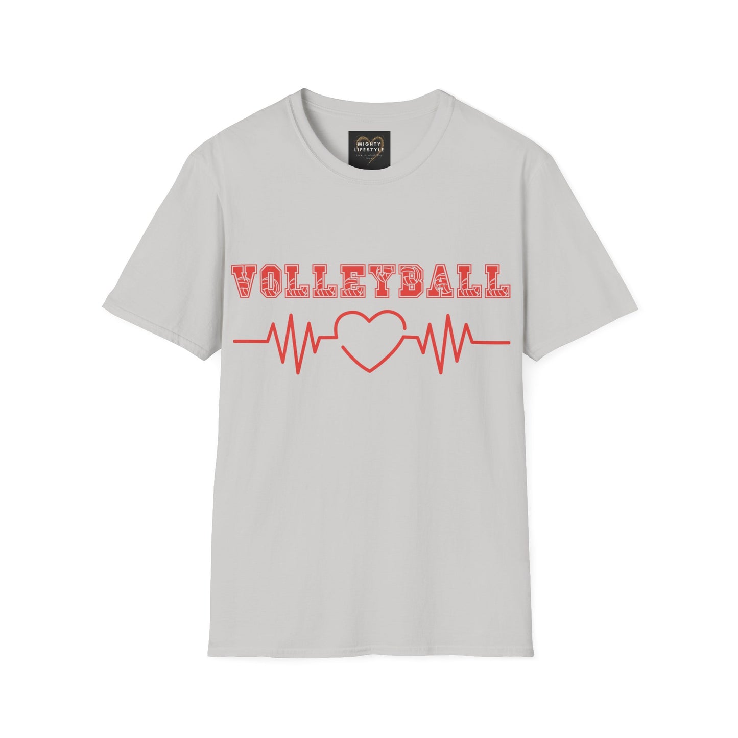 Volleyball Mom | Volleyball Shirt | Sports Shirt | Baller Shirt | Mighty Lifestyle | Softstyle T-Shirt