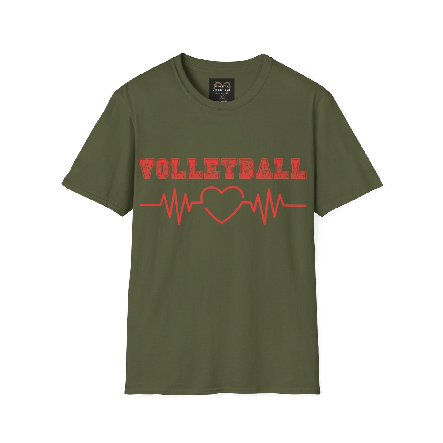 Volleyball Mom | Volleyball Shirt | Sports Shirt | Baller Shirt | Mighty Lifestyle | Softstyle T-Shirt