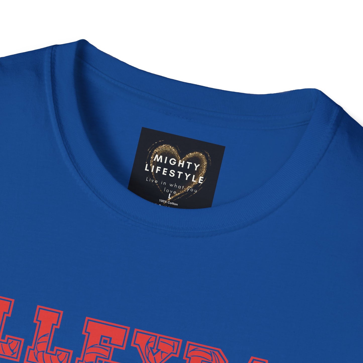 Volleyball Dad | Volleyball Shirt | Sports Shirt | Gift for Dad Gift for Father | Baller Shirt | Mighty Lifestyle | Softstyle T-Shirt