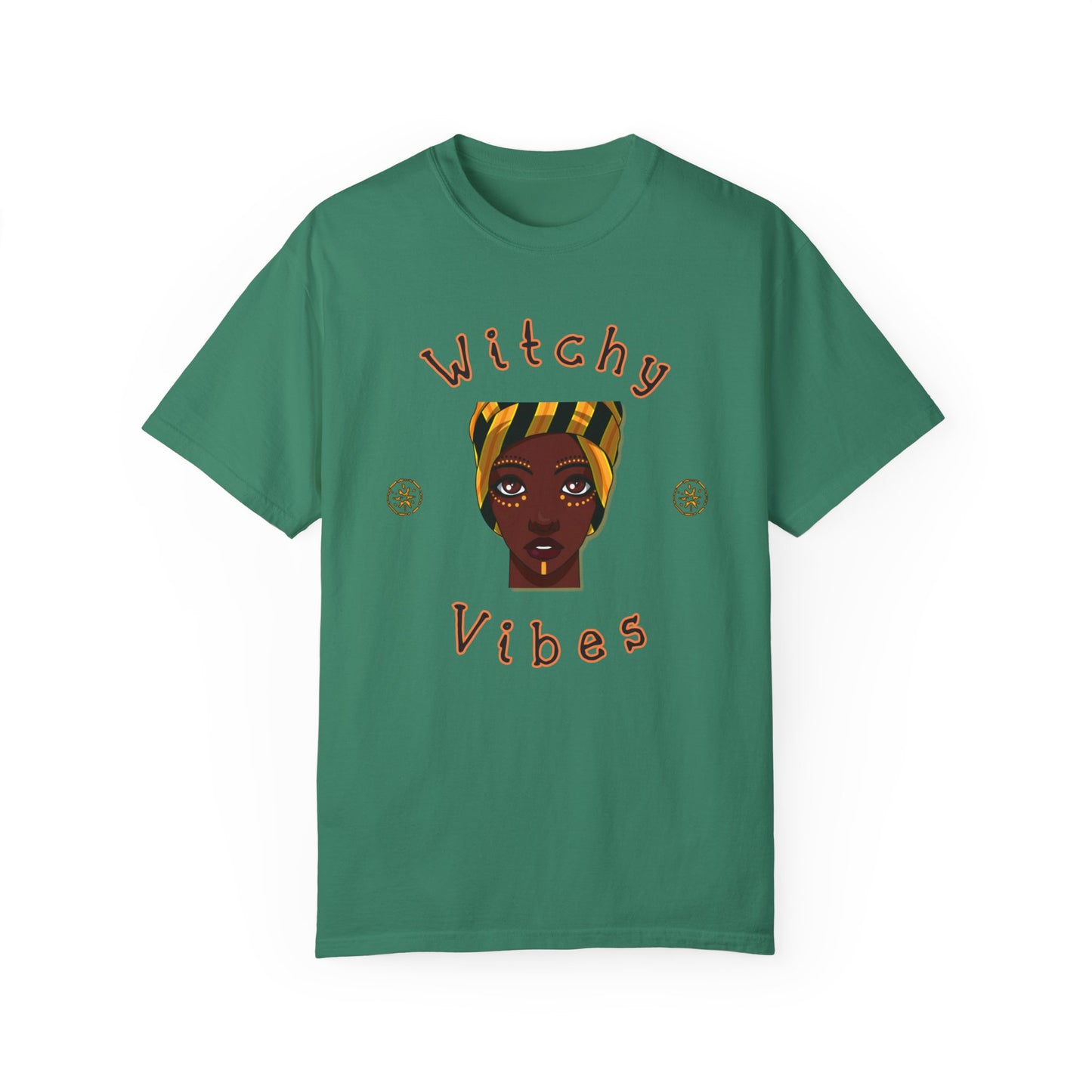 Witchy Vibes, Shaman, Halloween, Fall Shirt, Witch Shirt, Bruja Shirt, Unisex Garment-Dyed T-shirt