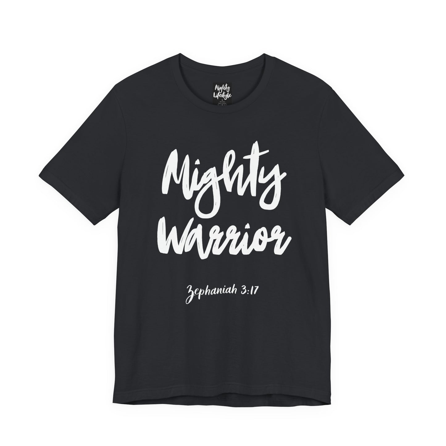 ML - Mighty Warrior Tee - Unisex Jersey T-Shirt, Inspirational Apparel, Faith-Based Gift, Christian Shirt, Casual Wear