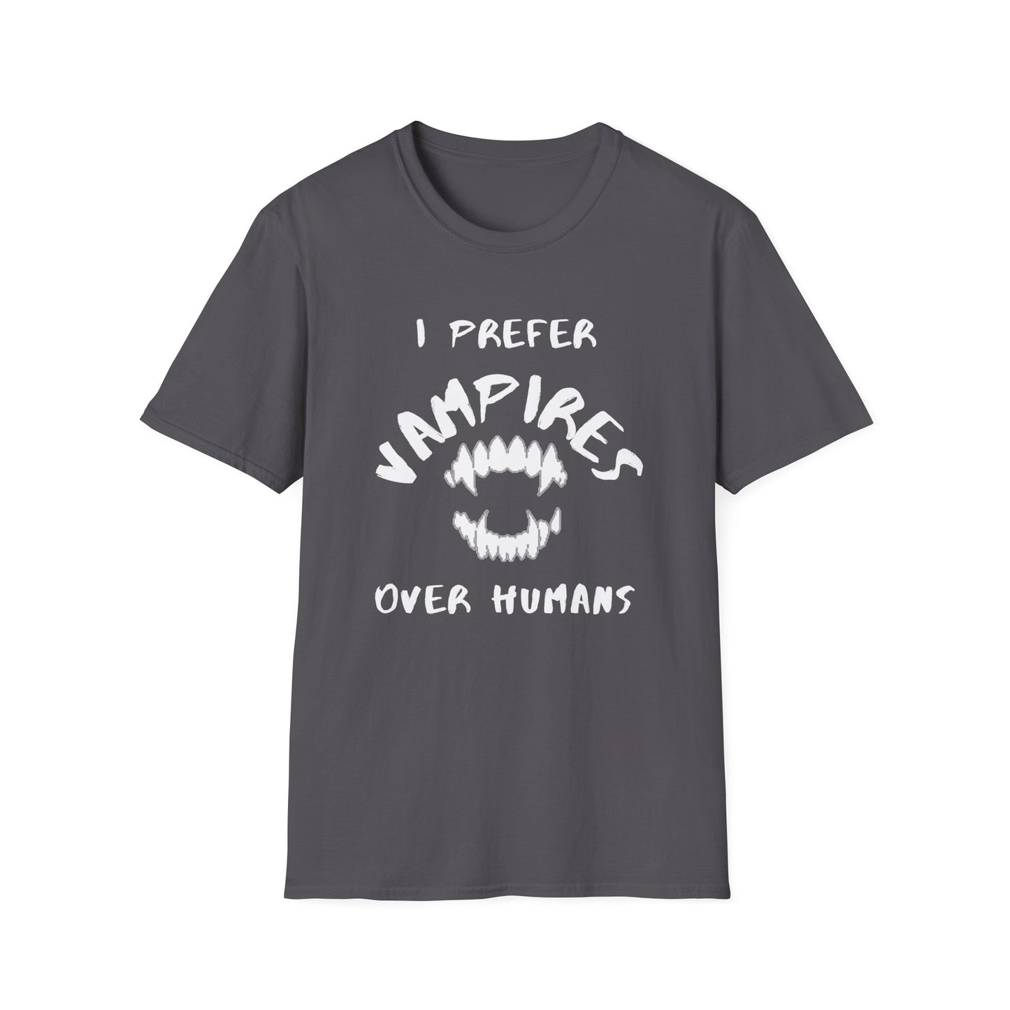 I Prefer Vampires Over Humans, Vampire Shirt, Supernatural Being Shirt, Gift for him man, Gift for her woman, Halloween Shirt - Mighty Lifestyle